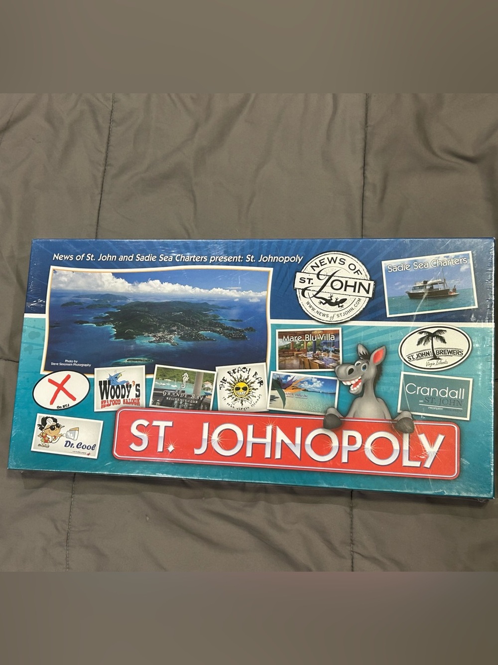 4th Edition St. Johnopoly board game island of St. John, U.S. Virgin Islands NEW